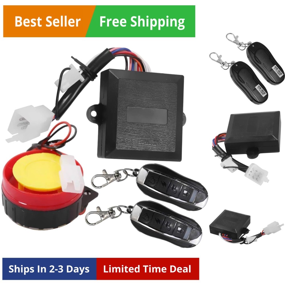 Remote Start for Motorcycle ATV Remote Kill Switch Dual Remote Control Start ...