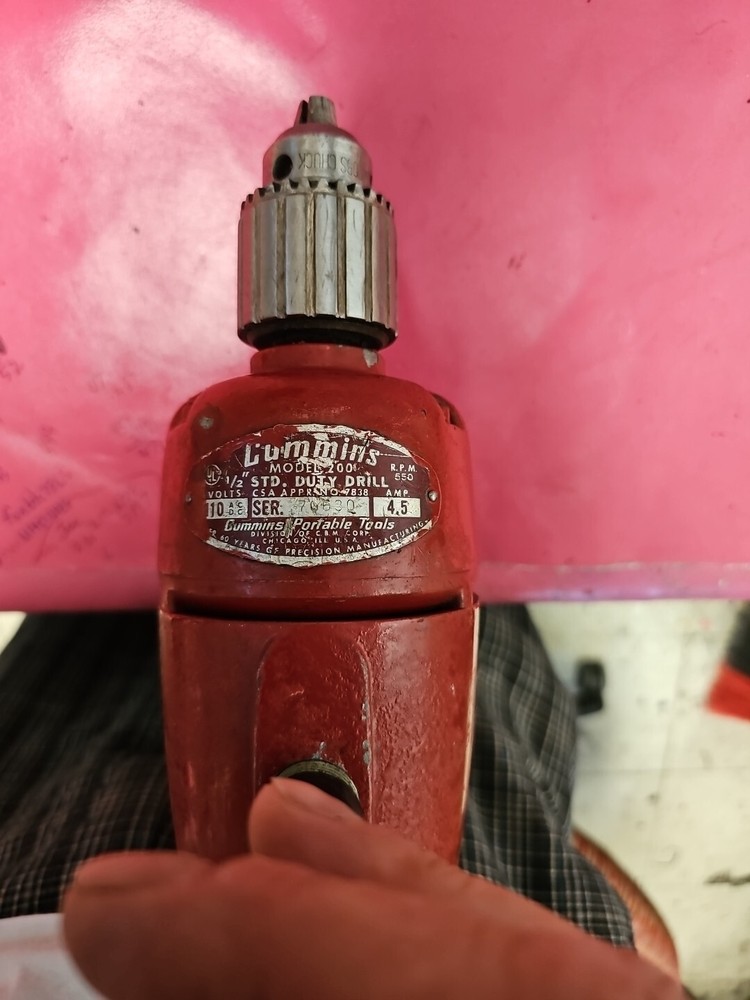 Cummins 1/2 Inch Standard Duty Drill 7838