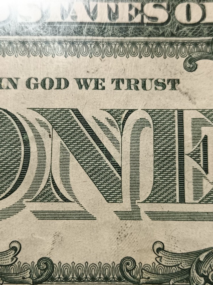 2017 $1 FRN **Super Radar**Ink Error Note!!!