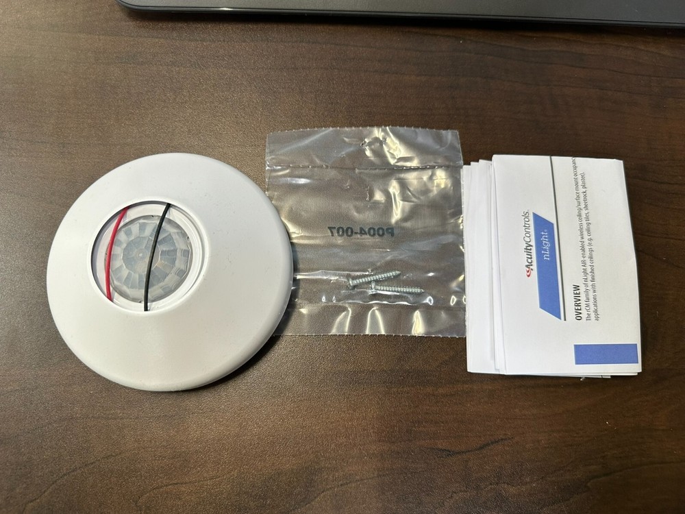 New! Acuity RCMS PDT 9 G2 Ceiling Sensor MNT Dualtech Small Motion Detect 360°