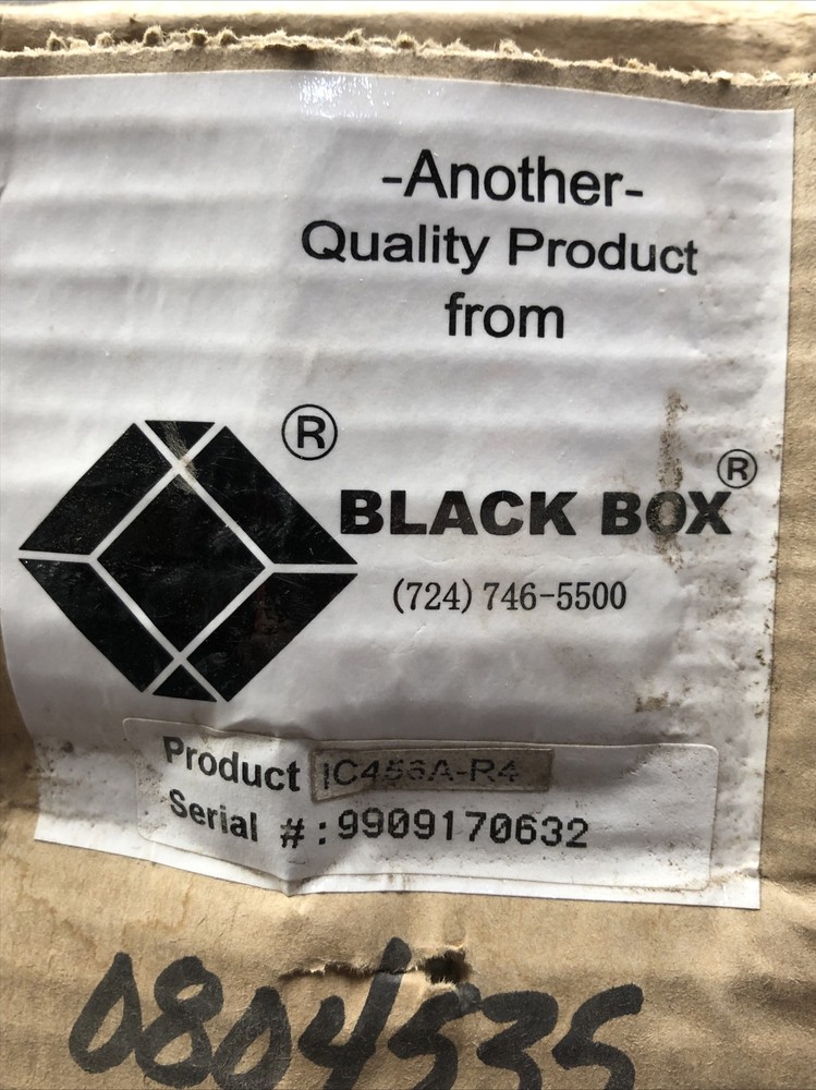 New Open Box BlackBox BLACK BOX IC-456A Interface Converter with Cables
