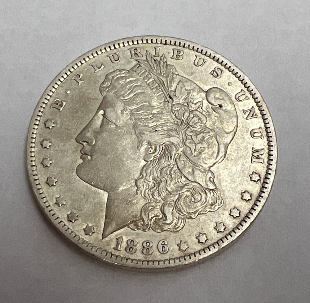1886 0 Morgan Dollar 90% Silver