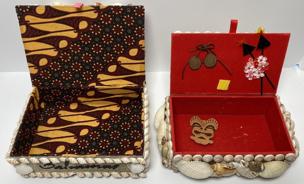 4 Handmade Seashell Boxes