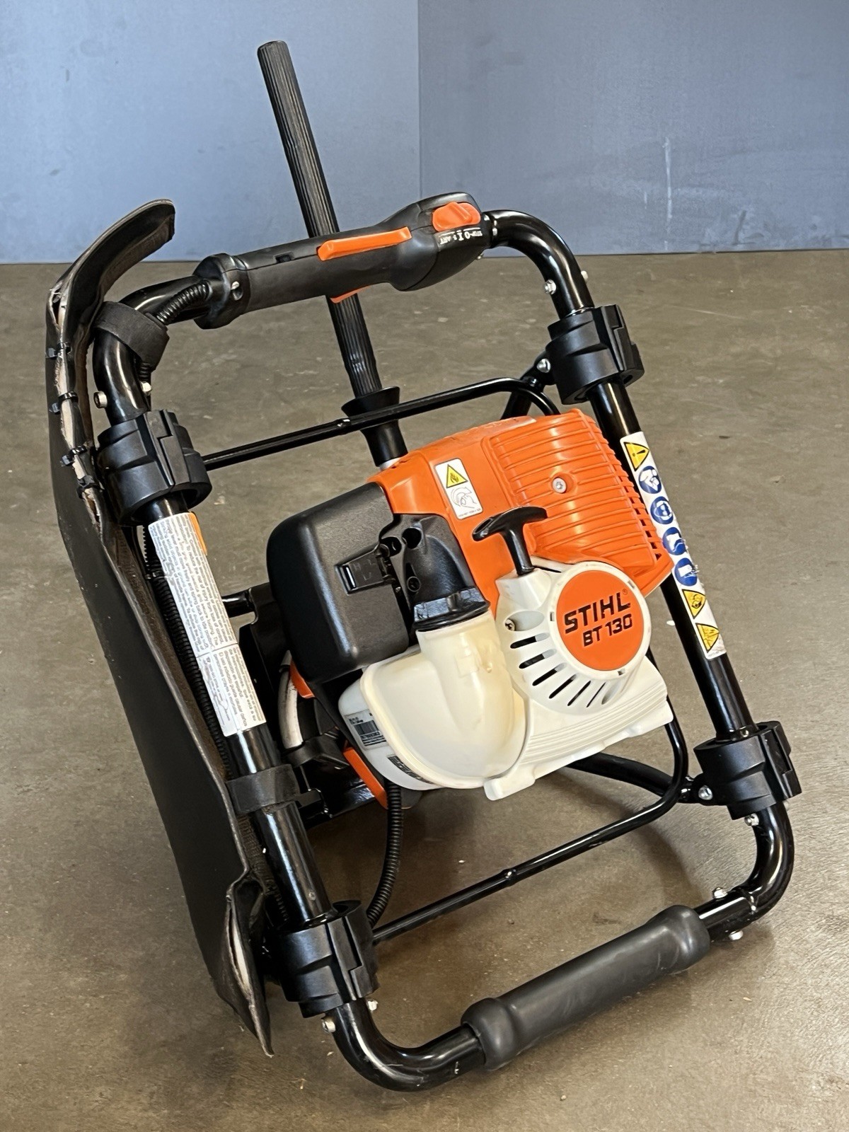 STIHL BT130 Gas Auger Post Hole Digger Earth Drill / 36cc Hardly Used Unit 👍💎