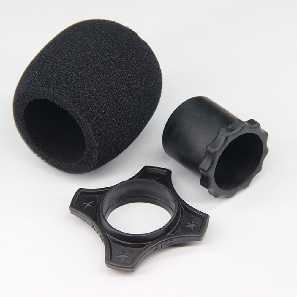 8 Pcs Wind Screen for Mics Microphone Windproof Cover Sponge Sleeve