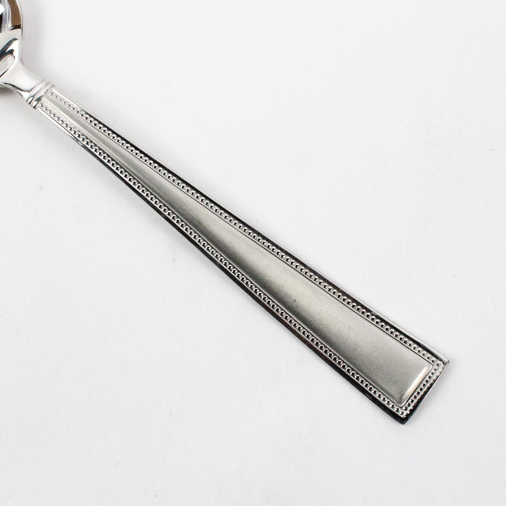 Pfaltzgraff Miranda Sand Stainless Steel Pierced Serving Spoon