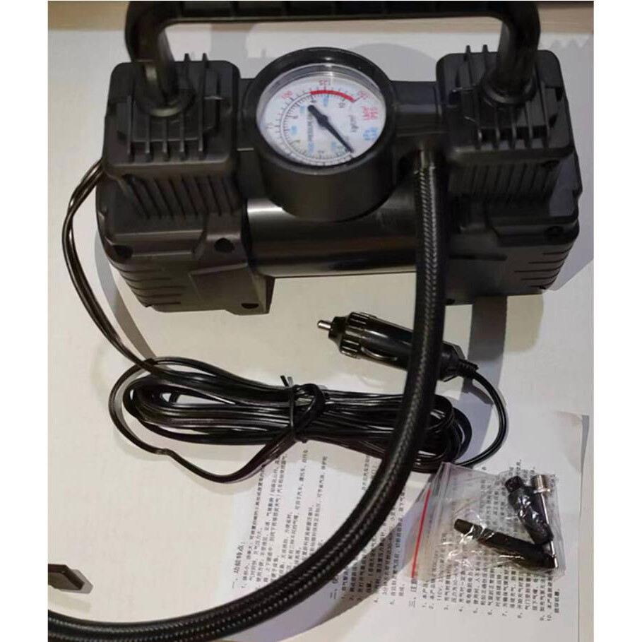 12V Car Tire Inflator Electric Pump Auto Heavy Duty Portable Air Compressor