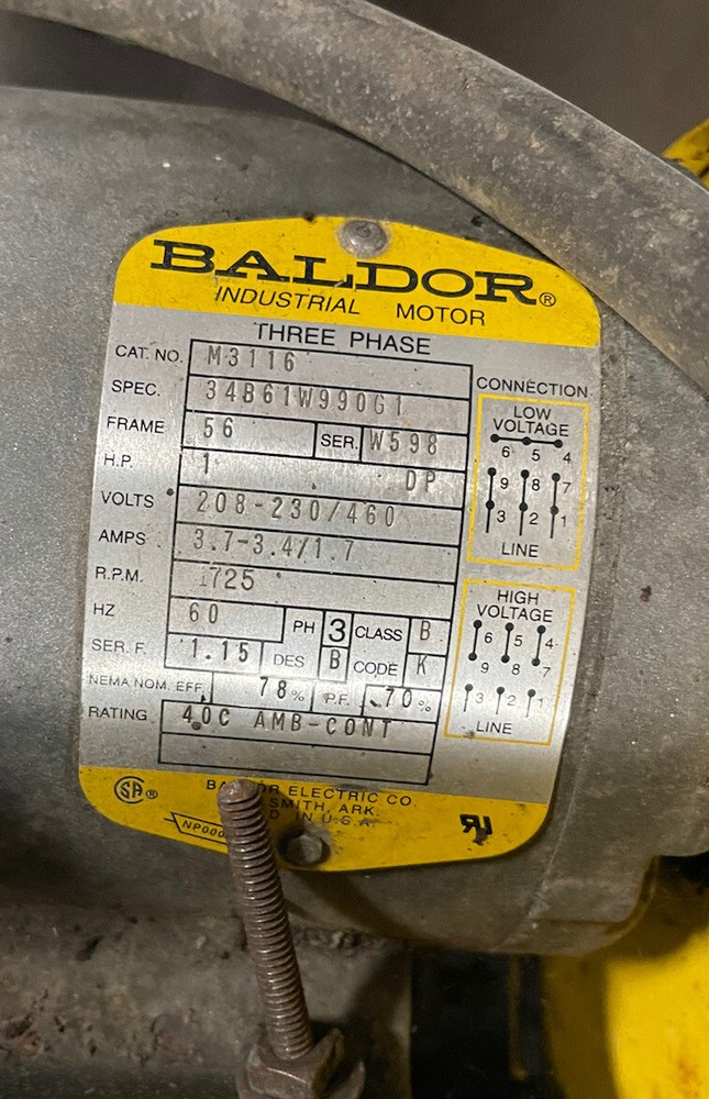 Dake Johnson Horizontal Band Saw