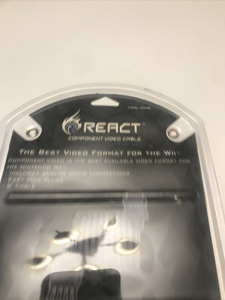 React Component Video Cable 8FT: Best Video Format for Nintendo Wii New Sealed