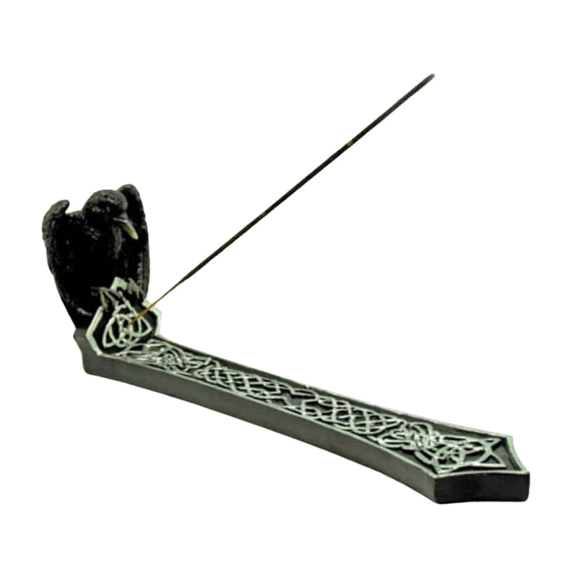 RAVEN BOAT INCENSE BURNER