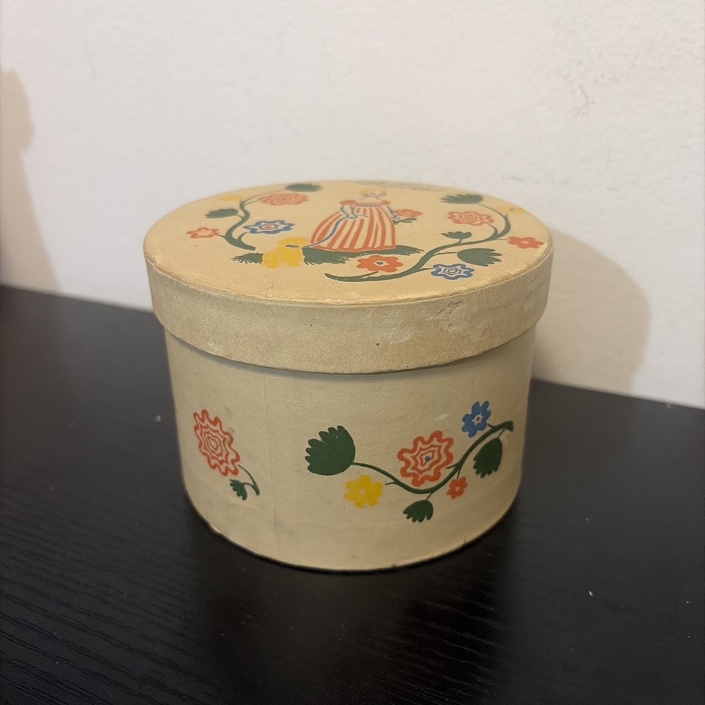 Vintage Old Spice Dusting Powder Cardboard Container, Empty