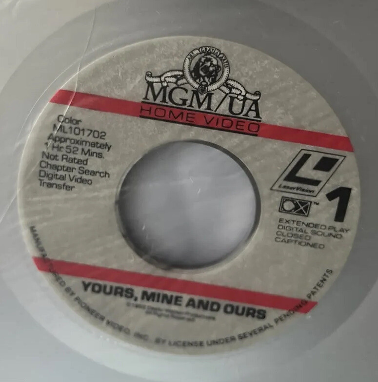 Yours, Mine and Ours (Laserdisc)