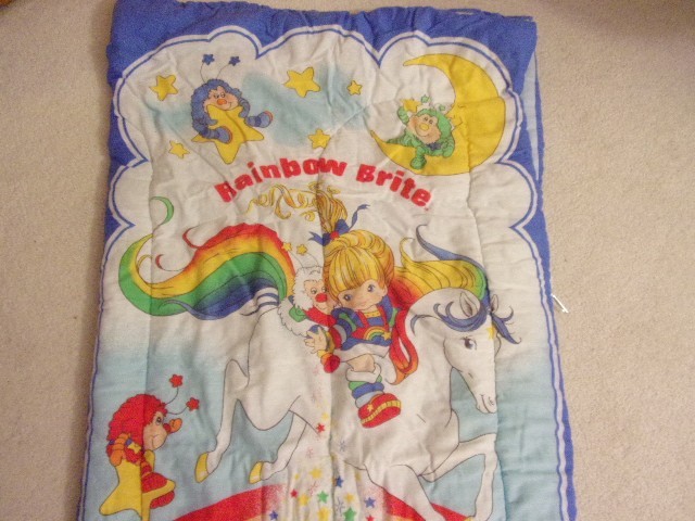 Vtg Rainbow Brite Sleeping Bag