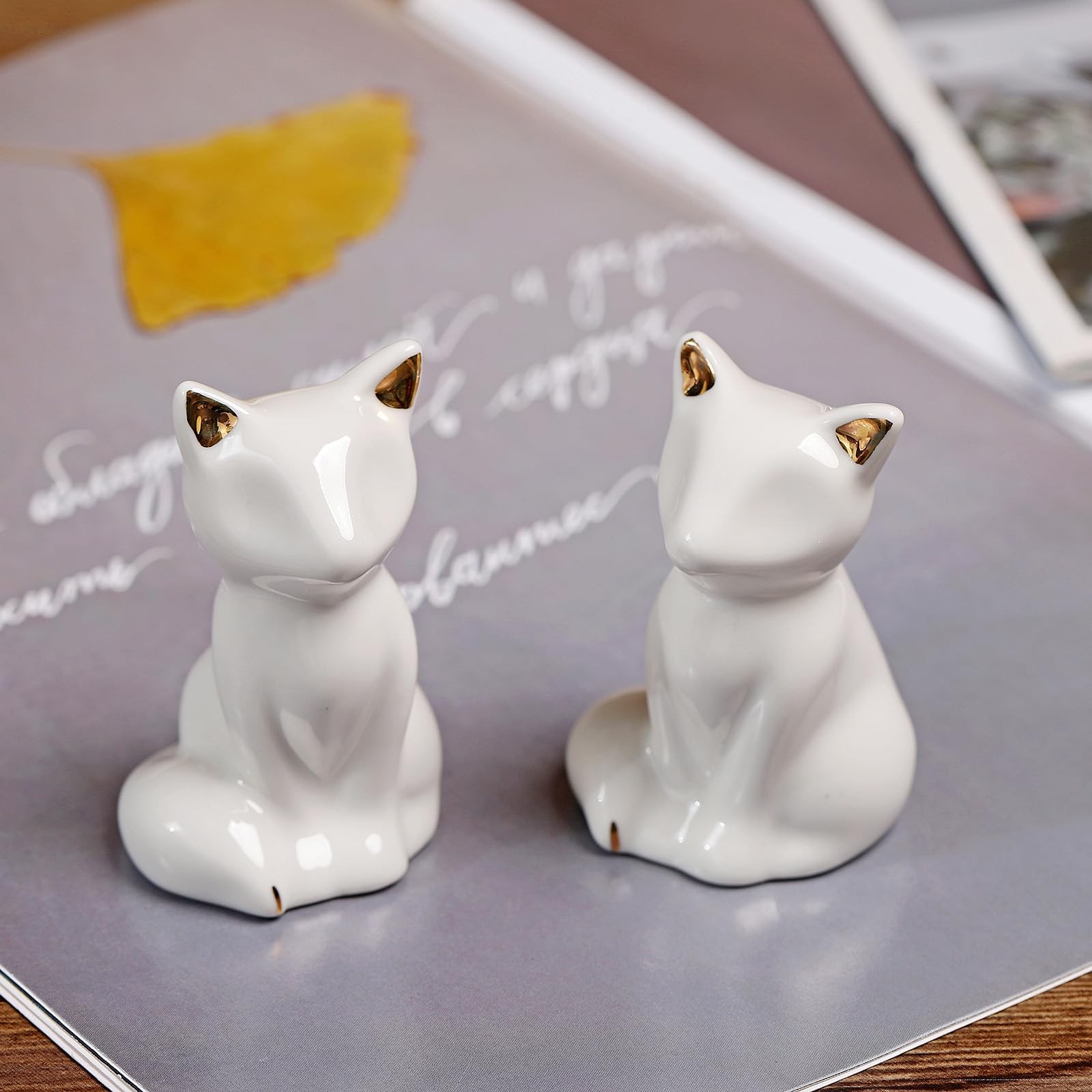 2Pcs Toilet Bolt Covers Decorative, Ceramic Screw Cover Caps, White