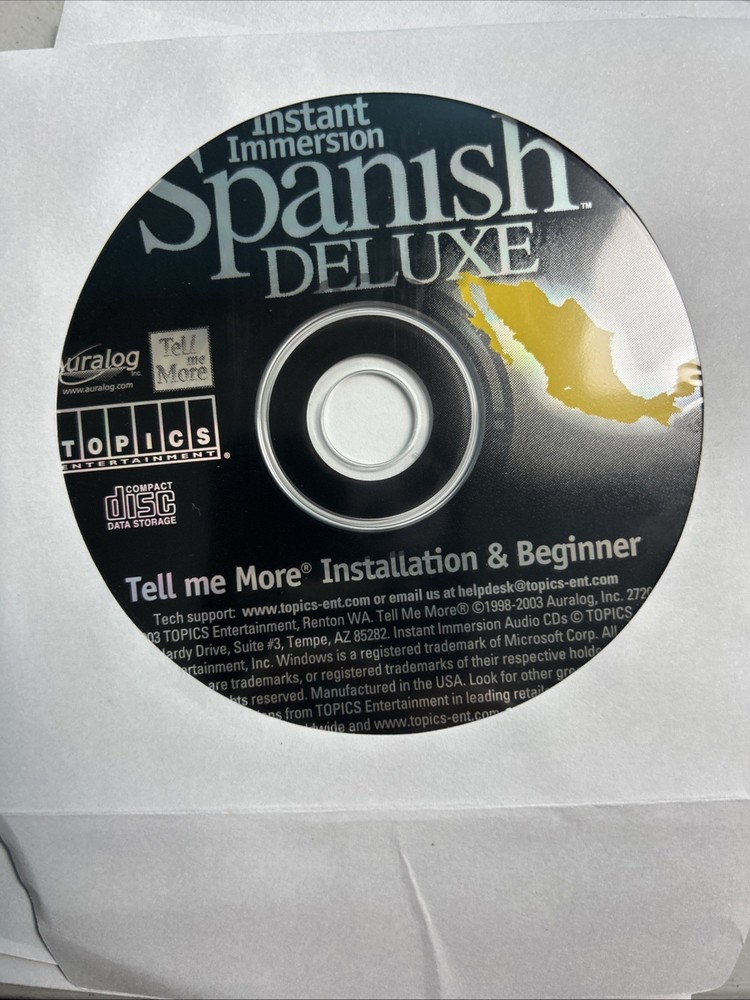 Topics Entertainment Instant Immersion Spanish 8 CD Set