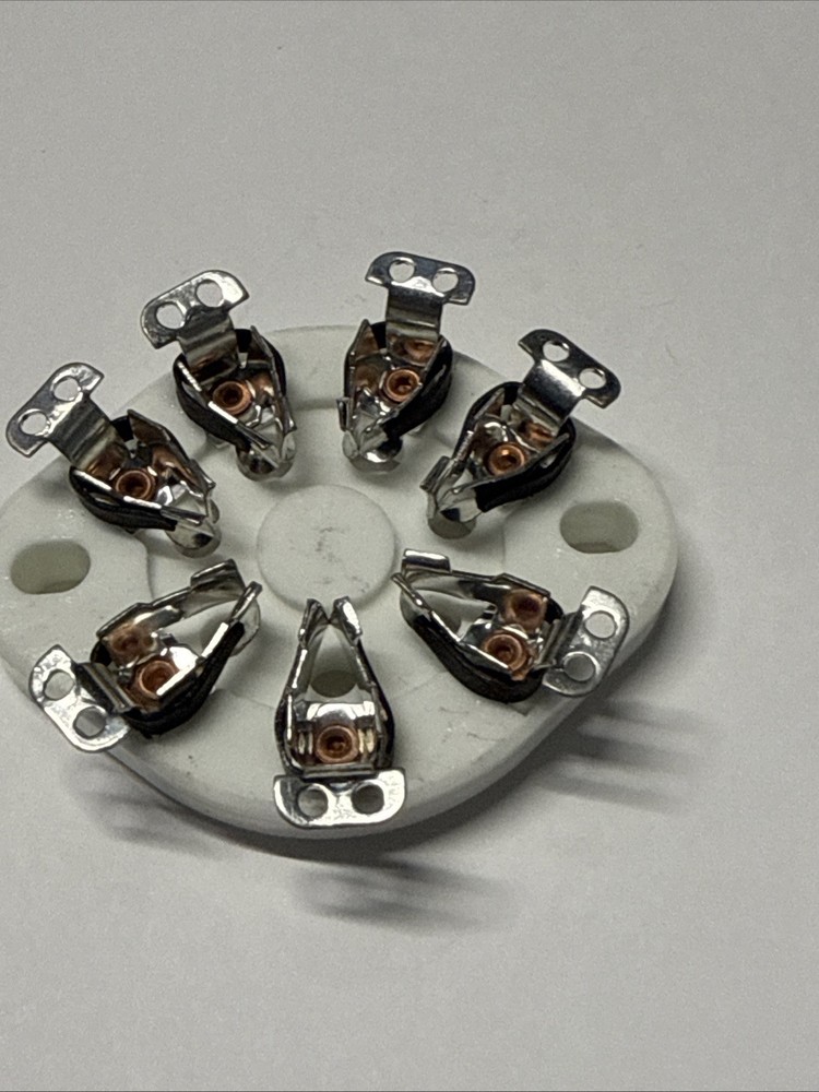4 + 2 = 6 Pin Ceramic Tube Socket