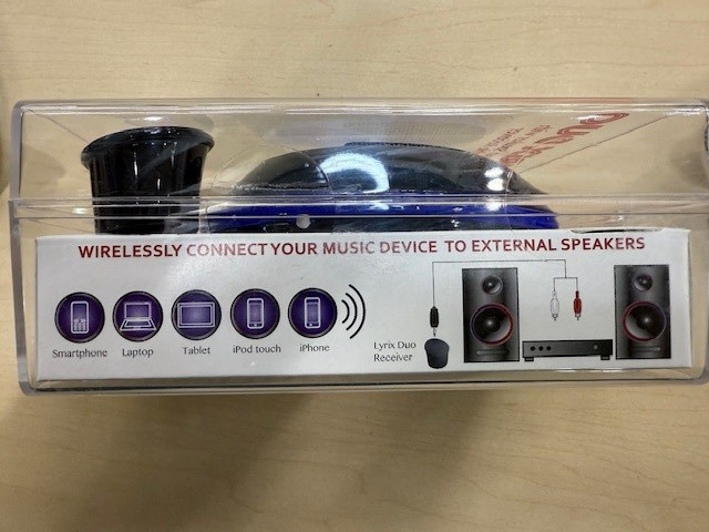 Lyrix Duo Bluetooth Speaker w/ Removable Receiver NIP