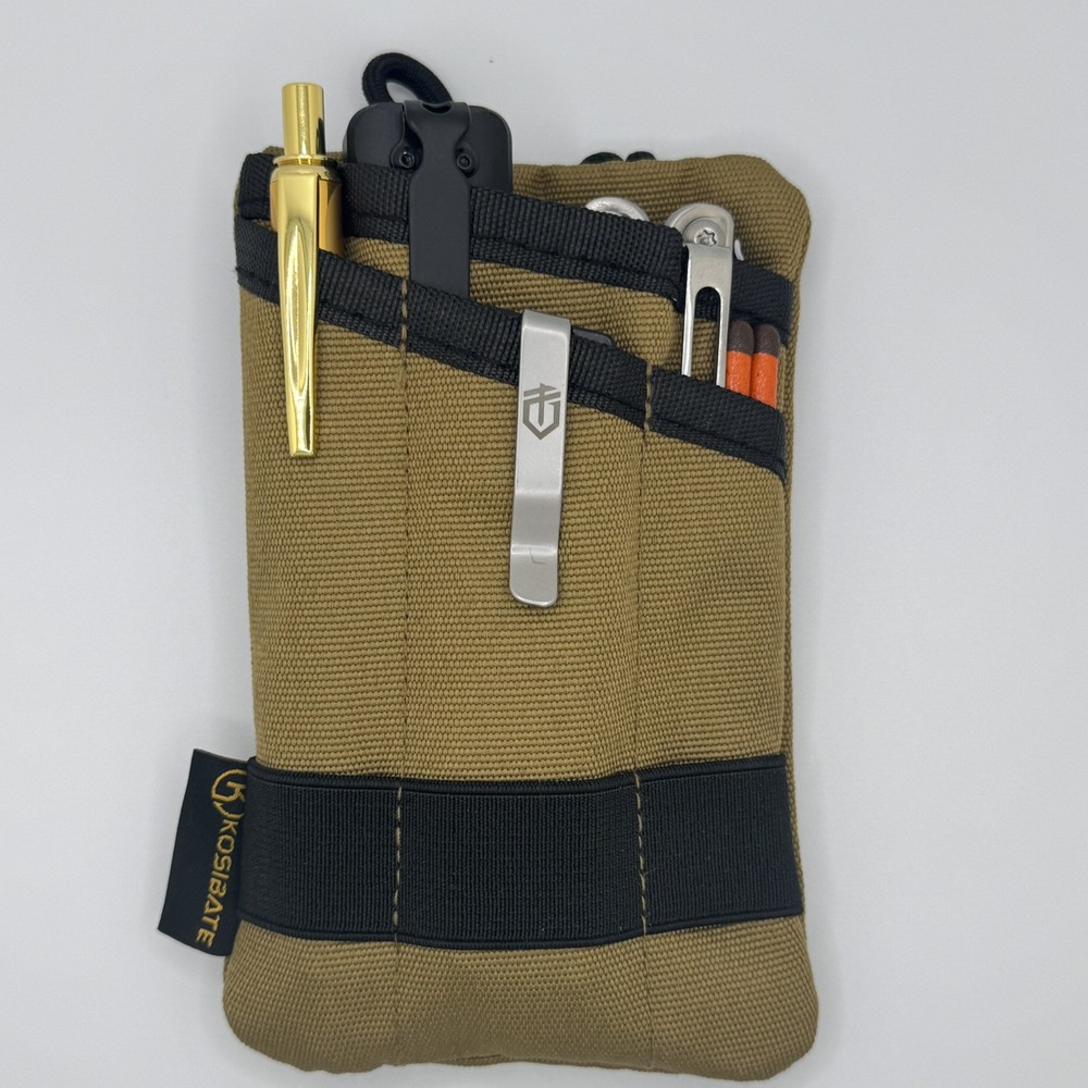 Nylon Mini EDC Pouch - Desert Brown