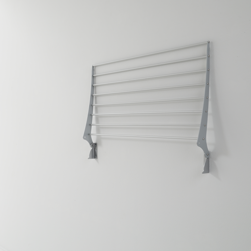 Wall mounted clothesline, foldable wall mounted clothesline, Foxydry Fold