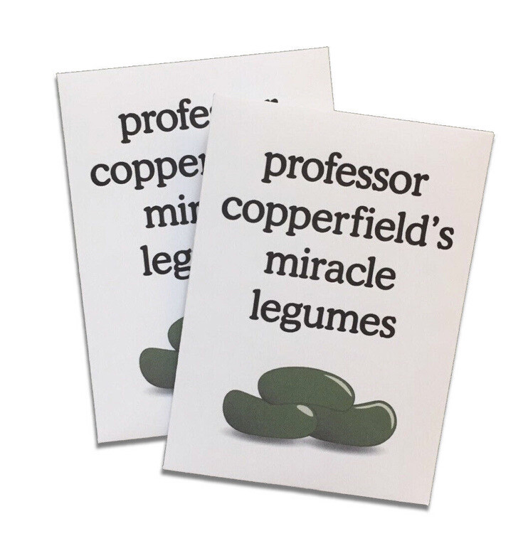 “professor copperfield’s miracle legumes” 2 Pack! - The Office - Real Magic
