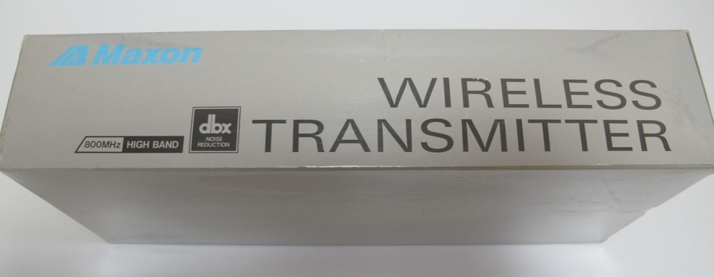 Maxon wireless transmitter mtx8 800MHz HIGH BAND B16 dbx unopened