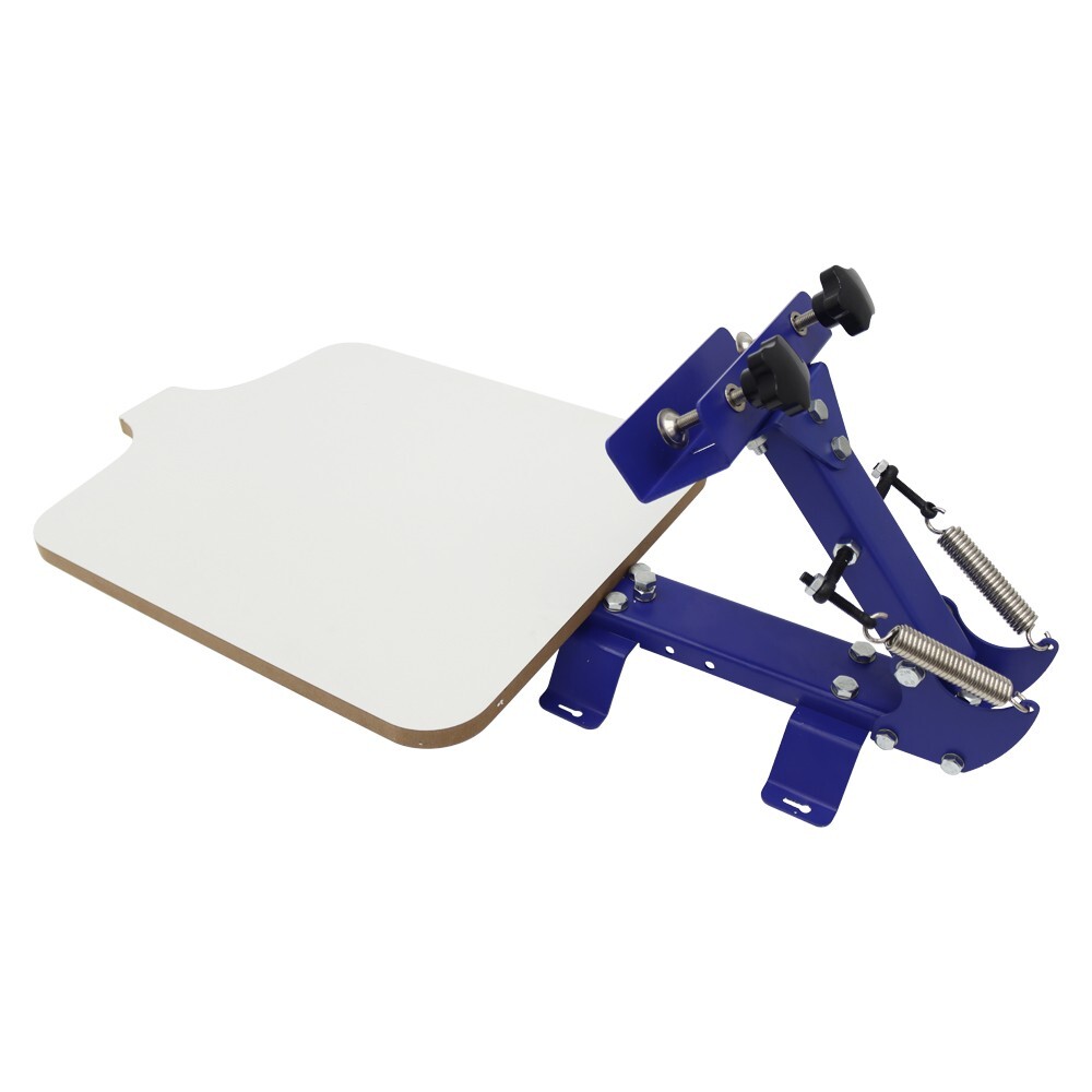 1 Color Screen Printing Press Silk Screen Printer Adjustable Height 22×18''