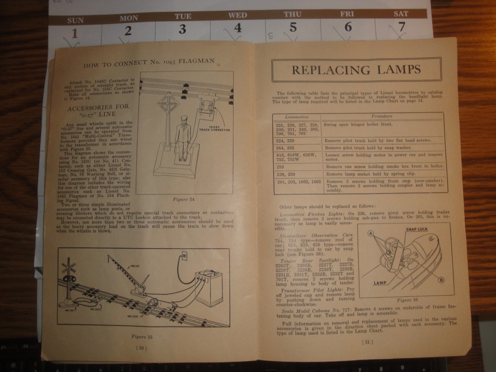 Lionel 1941 instruction book (Original)