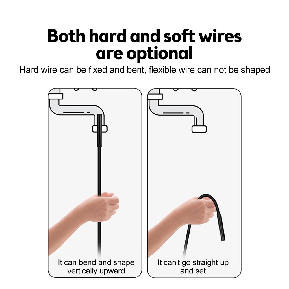 3in1 Borescope Endoscope 6LED Inspection Scope Camera For Android Cell Phone/PC