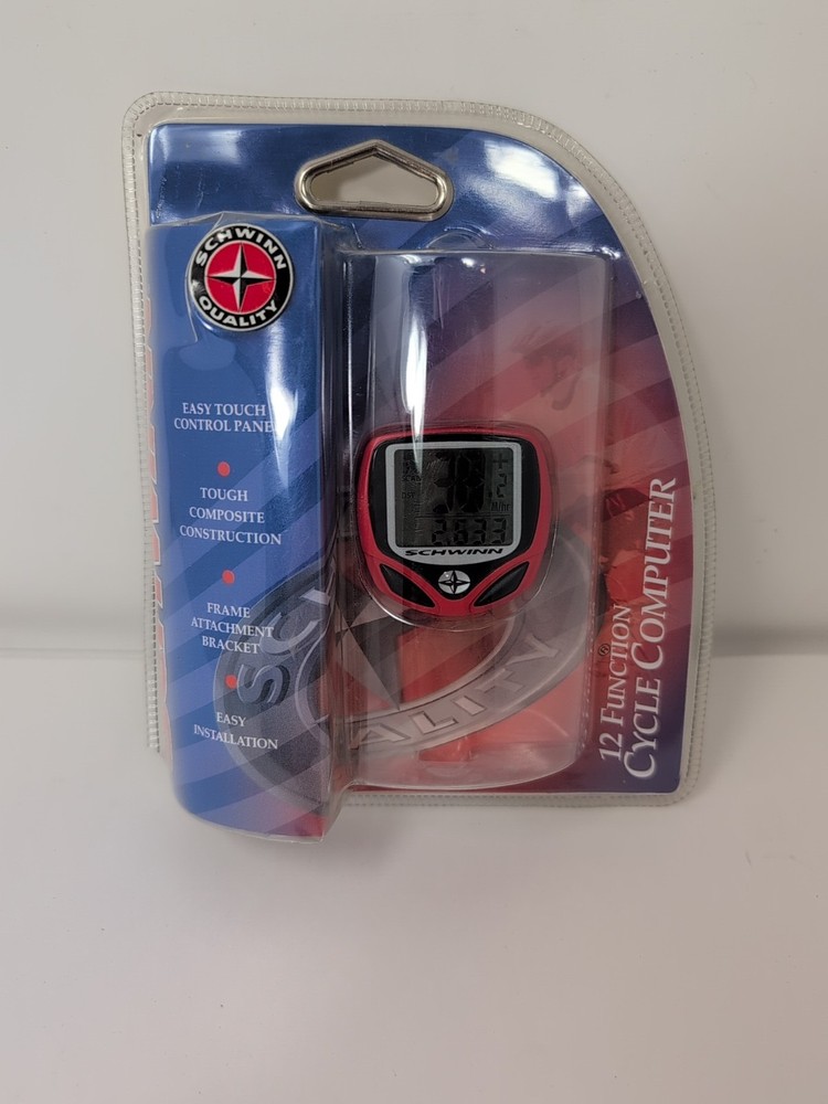 Schwinn 12-Function Wired Bike Computer Speedometer/Tripmeter/Odometer – Wired