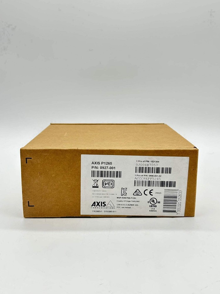 Axis P1265 MKII Network Camera New Open Box