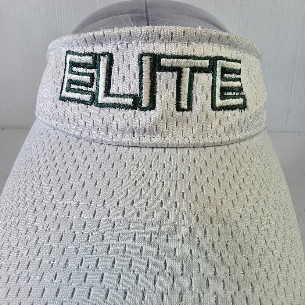 Pacific headwear ELITE visor hat white Pro Model adjustable