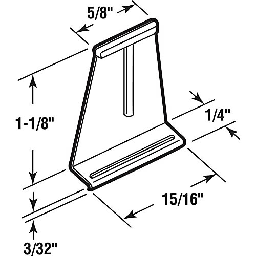 20 Pack - Pull Tabs for Window Screens - Black