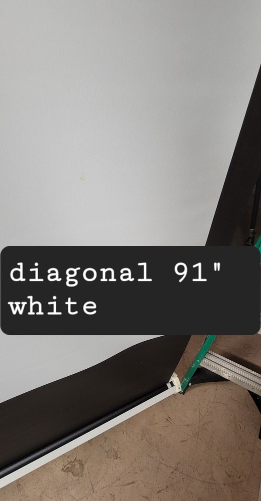 PANOVIEW Projection Screen Pull Down Manual White 91" Diagonal 87" Long