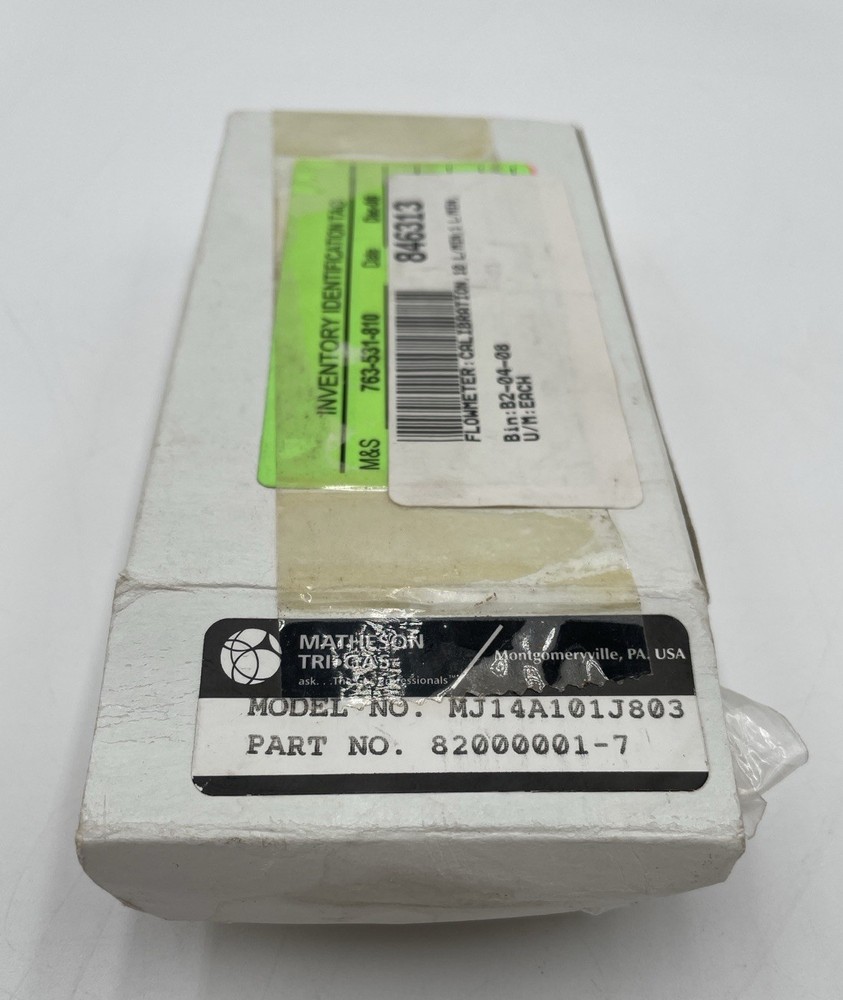 Matheson Tri-Gas mj14a101j803 Compact Flowmeter