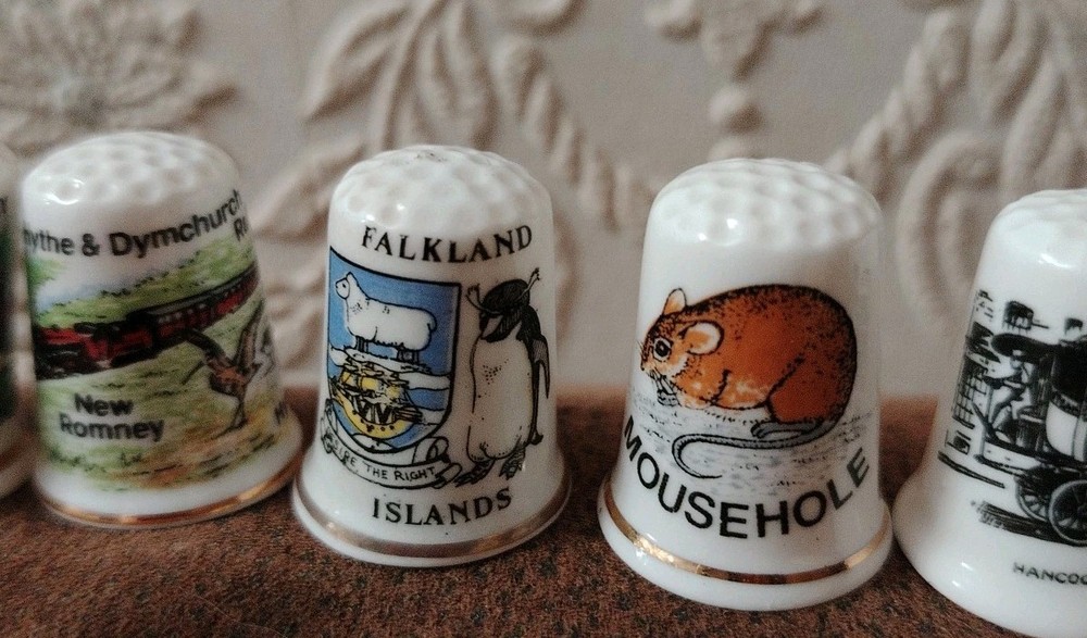 22 Assorted Birchcroft China Thimbles