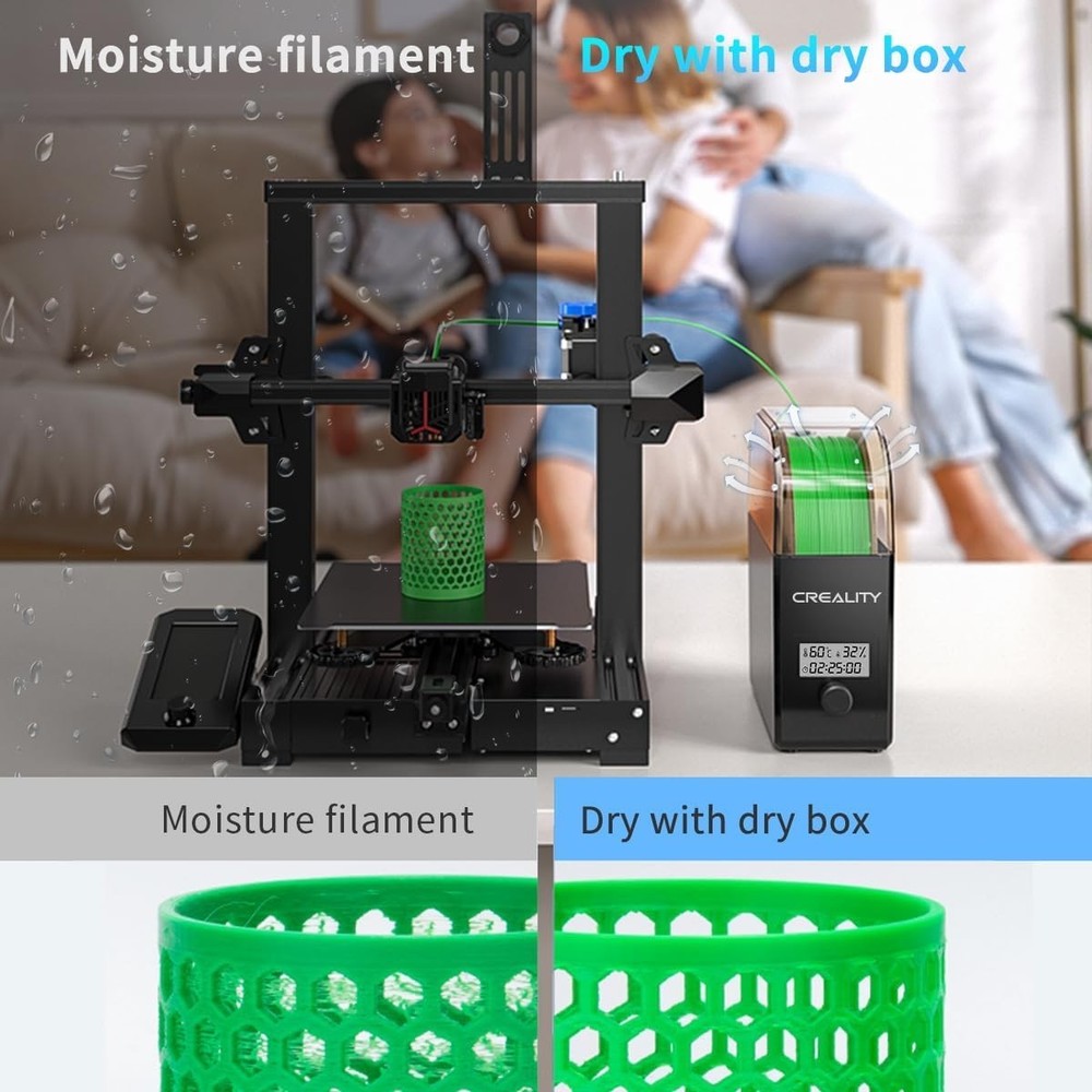 Personalized Filament Drying with Temperature Control - 2025 Filament Dryer Box