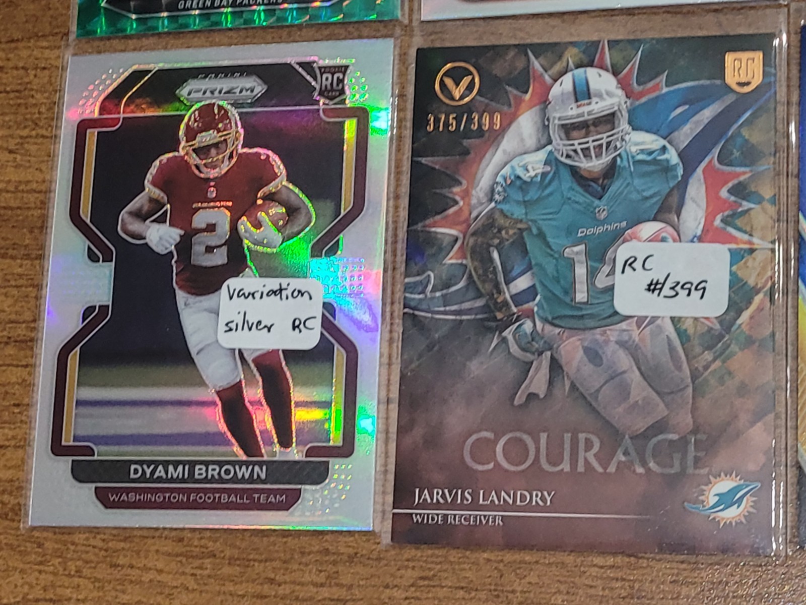 FOOTBALL LOT OF 20 CARDS w/ AUTO, JERSEY, PATCH, SERIAL #d, RC PRIZMS, SP -- #1