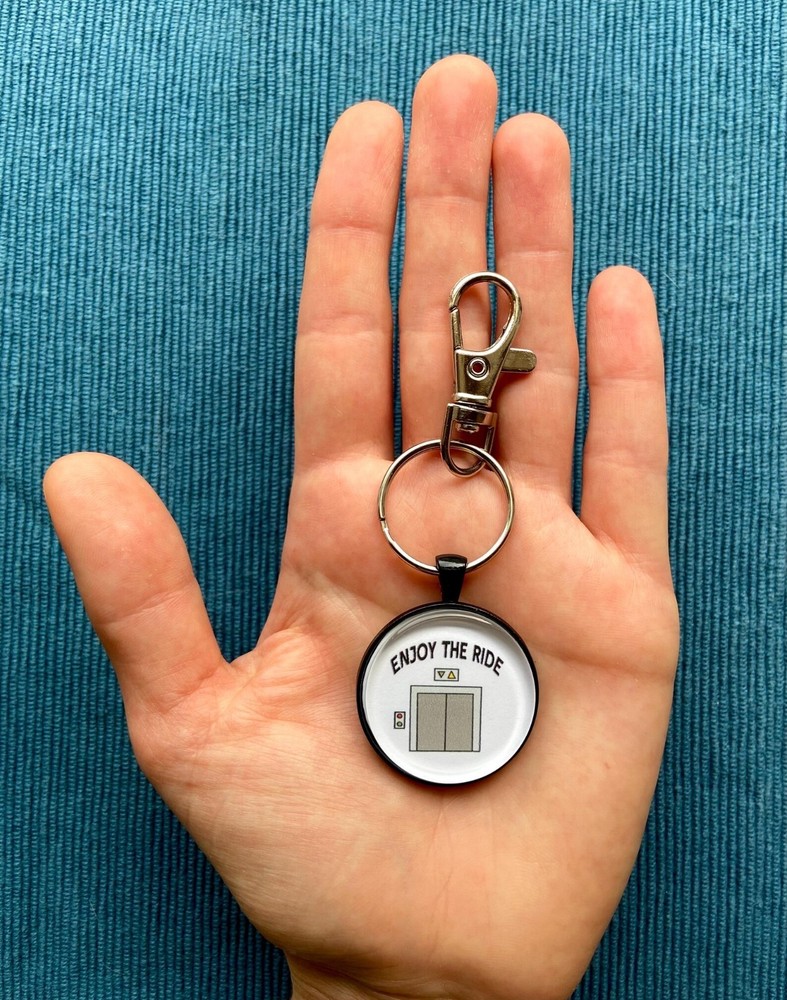 Elevator Keychain - HANDMADE - Elevator Mechanic Gift