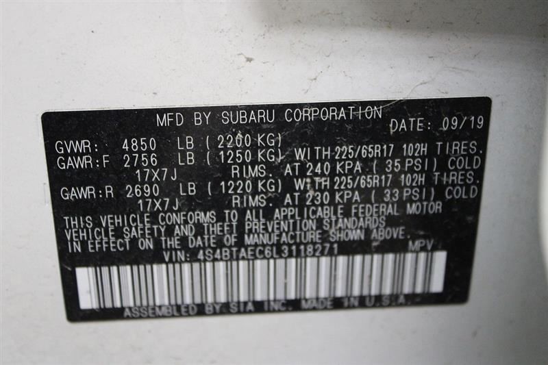 Liftgate Mounted Camera 86267AN00A For 20-24 Outback 2867567