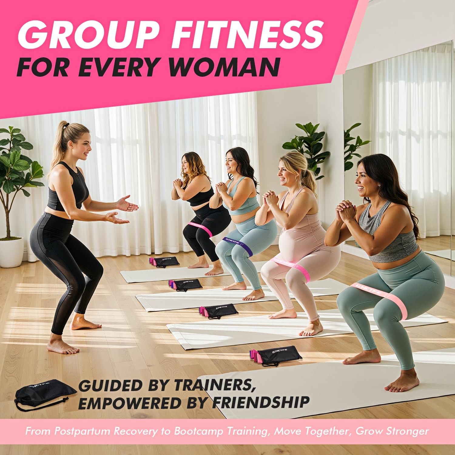 20PCS Resistance Bands Bulk Set for Trainers, Small Groups & Fitness Classes,...