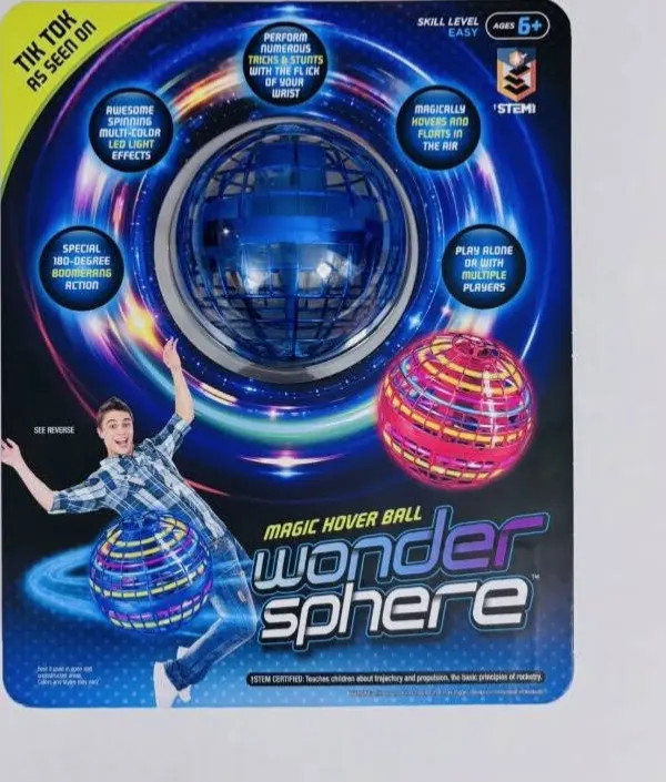 Wonder Sphere Magic Hover Ball - Blue Tricks and Stunts