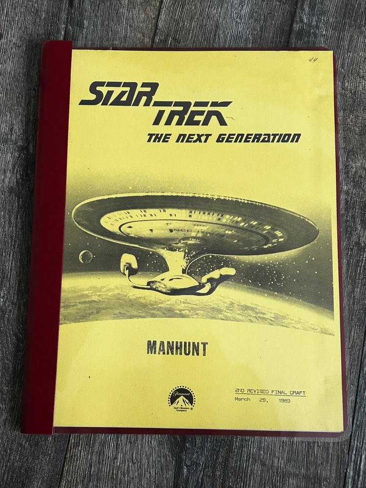 STAR TREK Script The Next Generation Manunt 2nd Revised Final Draft Mar 29 1989