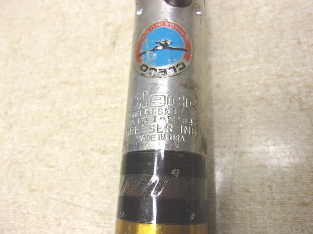 USED CLECO 9-1/2" INLINE PNEUMATIC TOOL 4RSA17 FREE SHIPPING