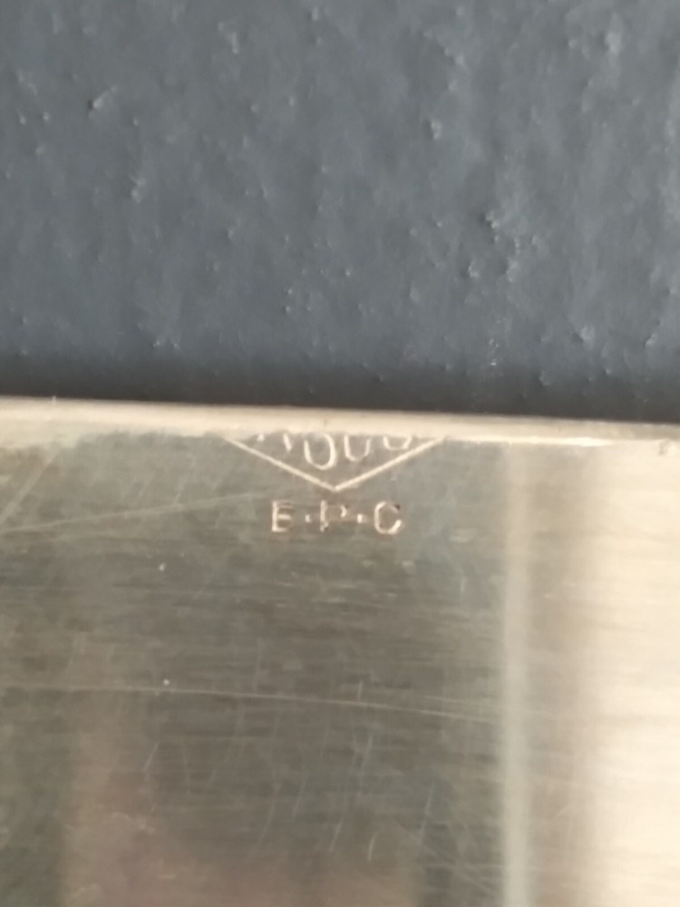 Antique silver serving dish with handled lid, grape design