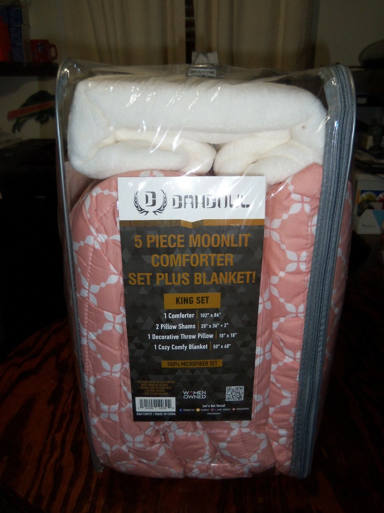 DAHDOUL 5 pc Piece Comforter Set - KING