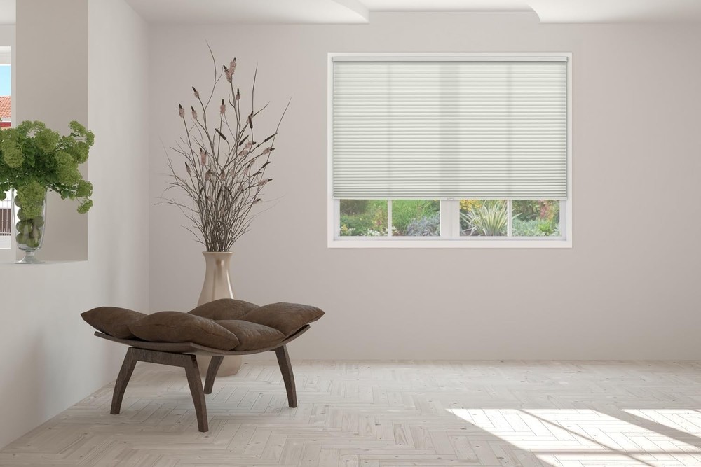 Cellular Honeycomb Cordless Polyester Shade 9/16" Single Cell Light