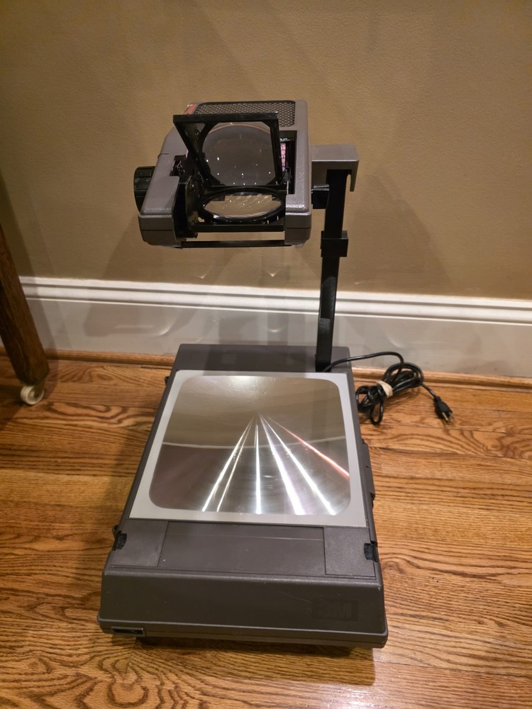 3M 2000 Overhead Projector Model 2000 AG – Tested & Working – 250W Lamp