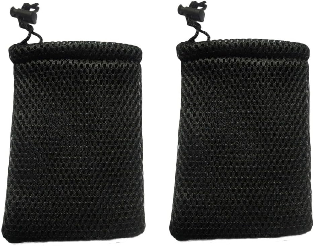Nylon Mesh Drawstring Bag, Small Storage Pouch String Bags 5 X 3.5 Inch for Mini