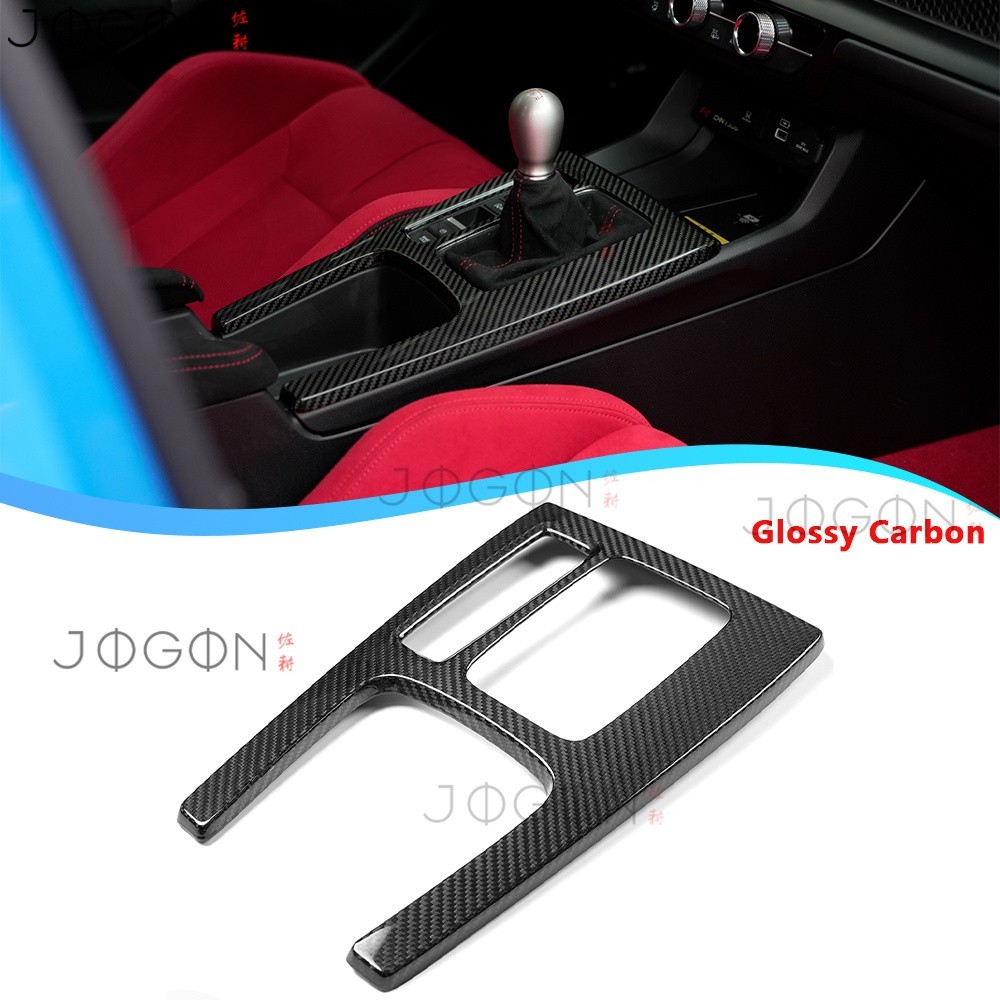 FL5 Real Carbon Console Gear Shifter Panel Trim For Honda Civic Type R FL5 2023+