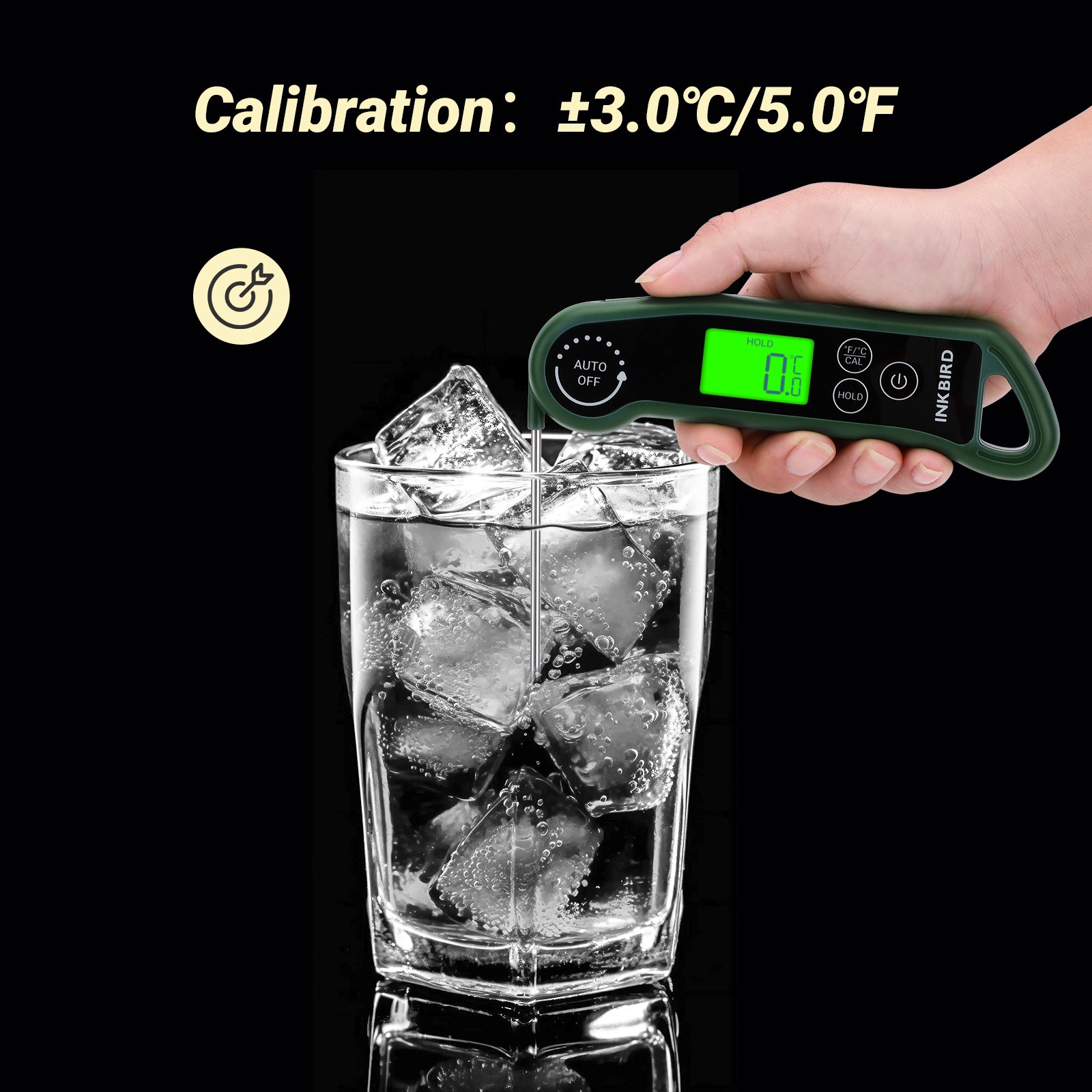 Inkbird Infared Laser Thermometer Temperature Gun Instant Read Meat Thermometer